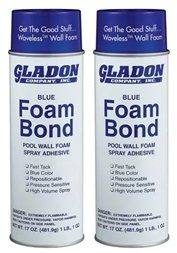 Wall Foam Spray Adhesive 24 Fluid Ounces, Net Weight 17 Ounces, 2 Pack