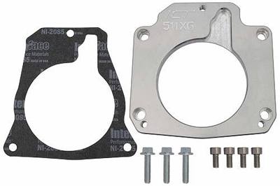 ICT Billet LS Drive By Cable Throttle Body Adapter / LS3 4 Bolt Intake to LS1 3 Bolt TB DBC LS2 LH6 L92 L76 LY2 LY5 LY6 LC9 LFA LH8 LMG L98 L9H L20 L94 LZ1 L99 L96 LC8 L77 551511XG