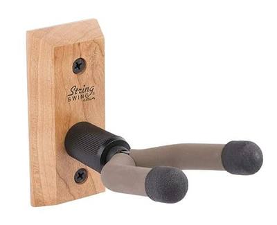 Banjo Hanger Wooden Wall Holder Cherry Hardwood String Swing CC01B-C