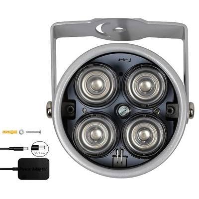 JC Infrared Illuminator 4 Led High Power LED IR Array Illuminator IR Lamp Wide Angle for Night Vision CCTV and IP Camera
