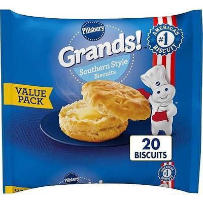 Pillsbury Grands! Southern Style Frozen Breakfast Biscuits, Value Pack, 20 ct., 41.6 oz