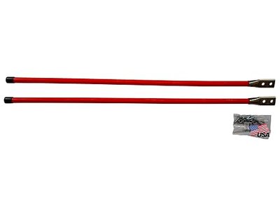 Buyers Products 1308111 Fluorescent Nylon Orange Guide Kit, 3/4" X 36", Stud Mount, Aftermarket Snow Plow Blade Marking Guide Kit, Bumper Guides for Pickup Trucks, Bumper Sights and Road Safety | Fluorescent Orange Guide Kit Offers High Visibility, 3/4 Inch Nylon Rods, Stud Mount Install, And Plow M