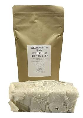 Our Earth's Secrets Ivory Raw Unrefined Shea Butter Top Grade, 1 Pound