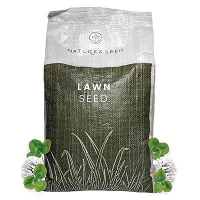 Nature’s Seed White Dutch Clover Seed, Drought Tolerant Ground Cover, Low Maintenance Garden Yard Lawn Alternative, 1/4 acre