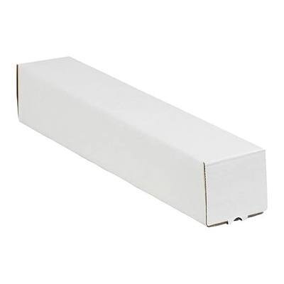 BOX USA Mailing Tubes, 37 L x 3 W x 3 H, 25-Pack Square Corrugated Tubes for Mailing and Storage of Blueprints