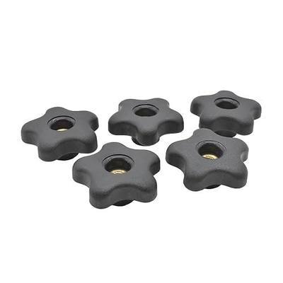 Big Horn 19709B-5PK 5 Star Thru Knob 3/8 x 16 (5/PK)