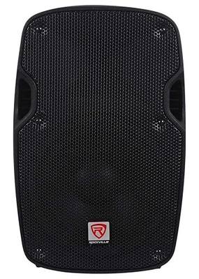 Rockville SPG84 8" Inch Passive 400w DJ PA Speaker ABS Lightweight Cabinet 4 Ohm, 8 inch | 400W Peak / 100W RMS, Speakon Input/Output, 35mm Pole Mount, Floor Monitor, Titanium Driver, 2-Way, Compact, Carry Handle