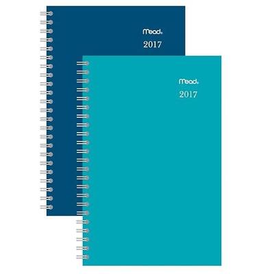 Mead Weekly / Monthly Planner / Appointment Book 2017, 5-1/2 x 8-1/2", Color Selected For You May Vary (TLD385-10)