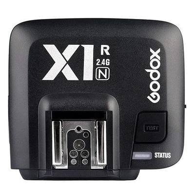 Godox X1R-N 2.4G Wireless Flash Receiver for Nikon SB800 SB900 | Support 5 Groups and 32 Channel, Clear LCD Display, LED Status Indicator