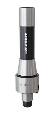 Accusize Indexable Face Mill Holder, R8 Shank, Arbor Dia 3/4 in, FG22-8048 | Range 1-3/4 in-2 in, R8 Shank, for Bridgeport 7/16-20 Drawbar