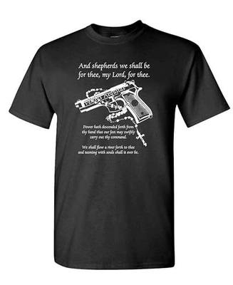 Boondock Prayer - Cult Classic Movie Guns - Mens Cotton T-Shirt