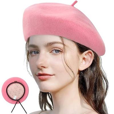French Beret, Lightweight Casual Classic Solid Color Wool Beret