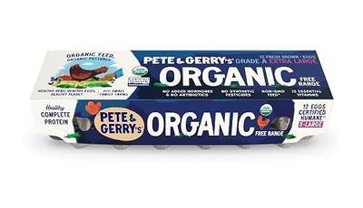 Pete and Gerry's Organic Eggs 12ct Extra Large
