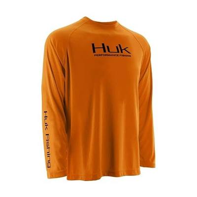 HUK Mens Performance Raglan Long Sleeve