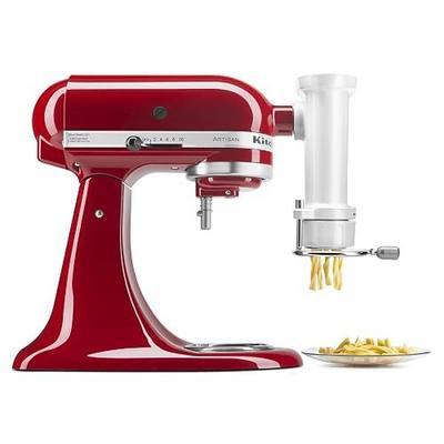 KitchenAid KSMPEXTA Gourmet Pasta Press Attachment for Kitchenaid Mixers | Fits all household KitchenAid Stand Mixers, 6 Quick Change Discs, Storage Case, Built-in wire cutter, Easy to Clean