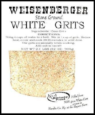 Weisenberger Stone Ground White Grits, 2 lb | Authentic Old Fashioned Southern Style Corn Grits - Local Kentucky Proud Product - Non-GMO Coarse Ground