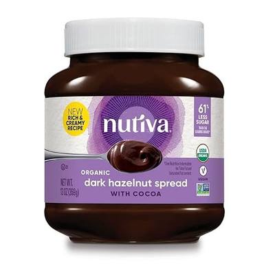 Nutiva, Spread Chocolate Hazelnut Dark Organic, 13 Ounce