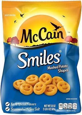 McCain Smiles Mashed Potato Bites, 22 Oz Bag