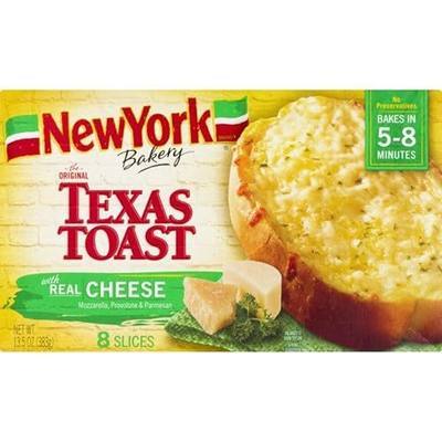 New York Texas Toast, Garlic Toast with Cheese, 13.5 oz (Frozen)