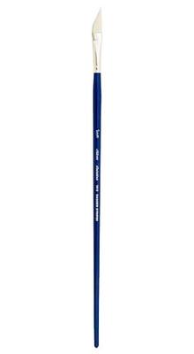 Silver Brush Limited 1912 Bristlon Dagger Striper Brush for Acrylic and Oil Paintings, Size 3/8 Inch, Long Handle, Cobalt Blue