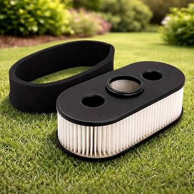 Podoy 11013-7031 Air Filter with 11013-7025 Pre Filter for Lawn Mower | Compatible with Kawasaki 11013-7026 FH541V FH580V FH381V FH430V FH480V Engine, Fits M151769 M151768 Lawn Mower, Captures Dust