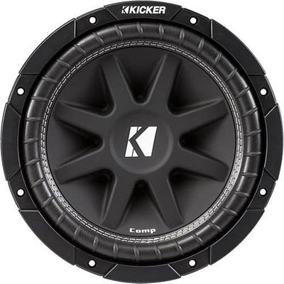 KICKER Comp 10-inch (25cm) Subwoofer, 4-Ohm, RoHS Compliant | Deep low-end punch, ported or sealed box ready, factory stereo upgrade, durable design for daily drivers