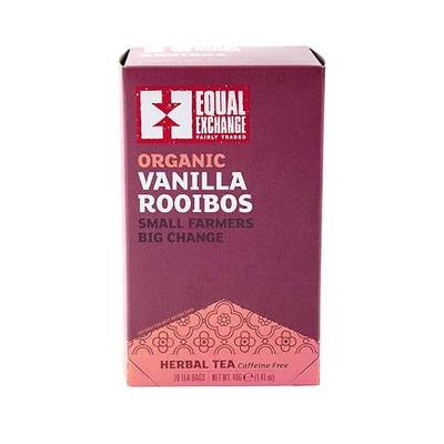 Equal Exchange Organic Vanilla Rooibos Tea, 20-Count
