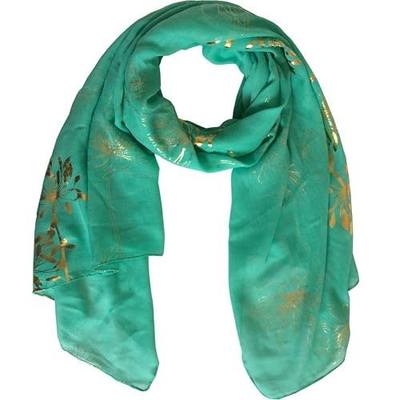 Lily Park Women's Fashion Soft Light Weight Floral Print Sheer Scarf Shawl Wrap