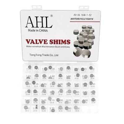 AHL Adjustable Valve Shim Kit 9.48mm O.D. 1.20mm-4.00mm Thick for Suzuki LT-Z400 QuadSport Z 2003-2012 LT-R450 QuadRacer 2006-2011 (52pcs)