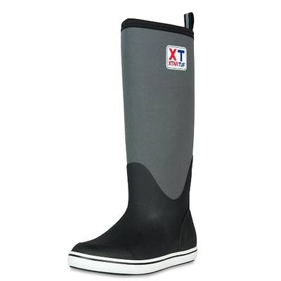 XTRATUF Performance Series 16" Men’s Neoprene & Rubber Deck Boots, Black & Castle Rock (22601)