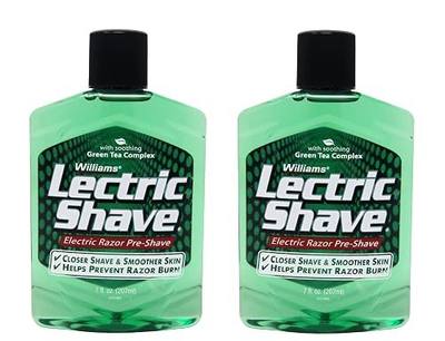 Williams Lectric Shave Lotion Regular - 7 Oz, Pack of 2 by Lectric Shave