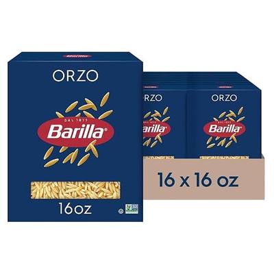 Barilla Orzo Pasta, Non-GMO Kosher Pasta, 16oz. (16PK)