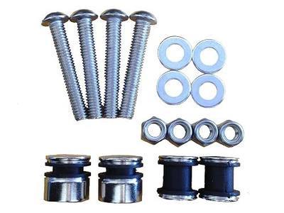 4-Point Docking Hardware Kit for Harley Davidson Softail Deluxe Fat Boy Heritage Standard Springer Custom Night Train