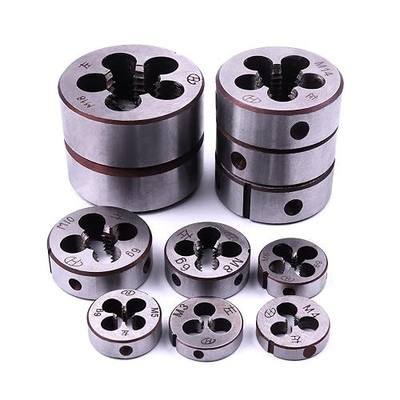 ATOPLEE 11pcs Metric Left Hand Thread Die Set M3-M20