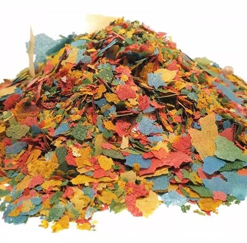 Guppy Flakes, A 3-Type Flake Mix for Guppies and All Community Aquarium Fish, Cichlids, Catfish, Tetras, Goldfish, Livebearers, Goldfish…AFI...1 lb