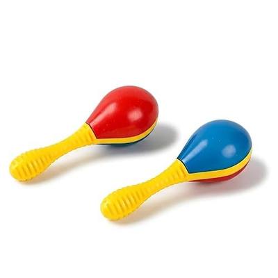 Maracas for Kids - Pair of maracitos The First Instruments for Childrens | Set of 2, Lightweight & Washable, Easy Grip Handles, First Rhythm Instruments, Great for Early Learning