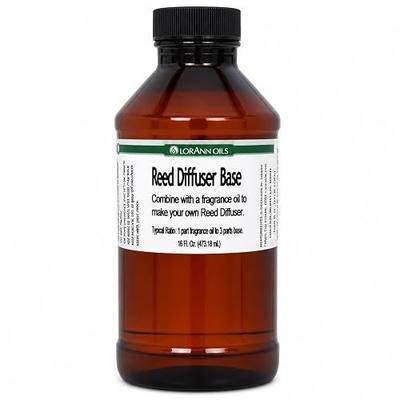 LorAnn Oils Reed Diffuser Base Unscented | Reed Diffuser Base Refill for DIY Home & Car Fragrance, Perfume & Essential Oil Mixing | Diffuser Base - 16 oz