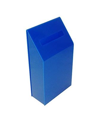 Source One Acrylic Collection Comment Donation Box - Medium - Counter Top or Wall Mount