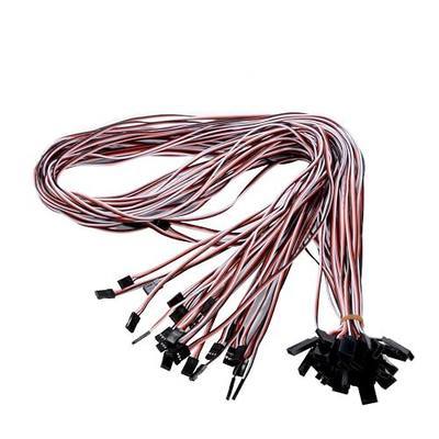 1M Servo Extension Cable 3 Pin Male to Female Lead Wire for RC Airplane (10Pcs)
