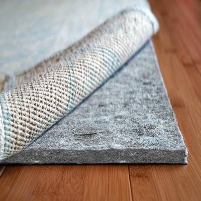 Superior Lock Rug Pad by Rug Pad USA, Comfortable Non-Slip Felt & Rubber Rug Padding for Hardwood Floors