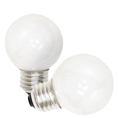 LEDVANCE Incandescent 25W G16.5 Globe Light Bulb, E26 Medium Base, 2850K Warm White Frosted Finish, 2 Count (Pack of 1)