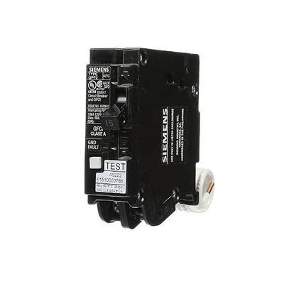 Siemens QF115A Ground Fault Circuit Interrupter, 15 Amp, 1 Pole, 120V, 10,000 AIC