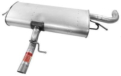 Walker Quiet-Flow SS 50072 Direct Fit Exhaust Muffler Assembly 2.25" Inlet (ID) 2.25" Outlet (OD) for Chevrolet Equinox