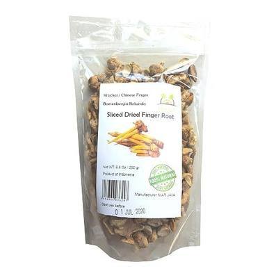 FINFAST Dried Sliced Finger Root 250 Grams (8.8 oz)