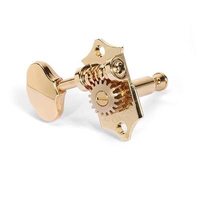 Grover 18:1 Sta-Tite 3+3 Tuning Machines for Solid Peghead, Gold (V97-18GA)