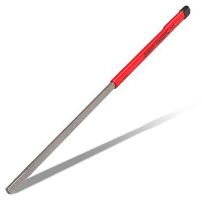 StewMac Fret End Dressing File - Safely Fix Sharp Guitar Frets & Fret Sprout Fast - For Rounding, Shaping, and Smoothing Frets - Professional Luthier Guitar Repair Tool - (1175)