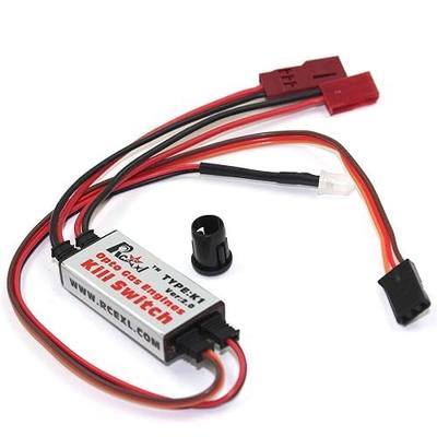 K1 V2.0 Opto Gas Engine Kill Switch – Fiber Optic Remote Ignition Cut Off for RC Gasoline Airplane, Car, Boat
