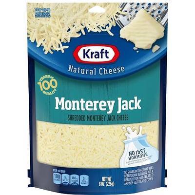 Kraft Cheese Shredded Monterey Jack Cheese, 8 oz