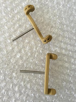 2 Replacement Extra Long Feet for KUN, Bon Style Violin Shoulder Rest, 1.5"