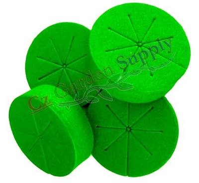 Cloning Collars Net Pot Inserts 25ct. Premium Grade Foam Better Than Neoprene. Fits 3 inch Net Cups/Pots for Hydroponics Plant Germination for DIY Cloners & Clone Machines. from Cz Garden